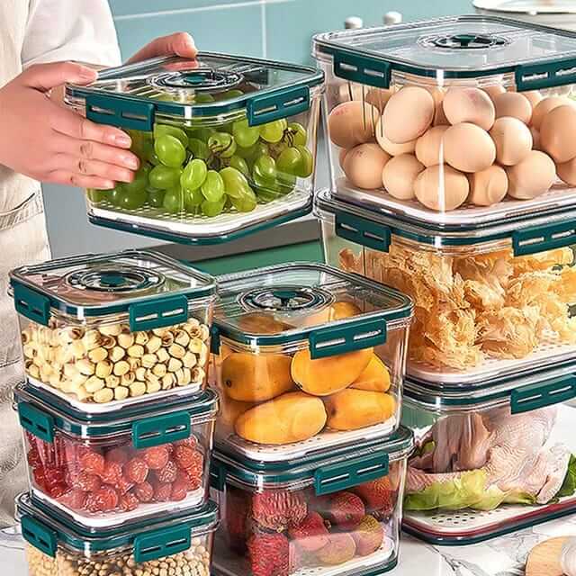 airtight food storage container with time dial
airtight kitchen storage container abs plastic
food storage container airtight leak proof